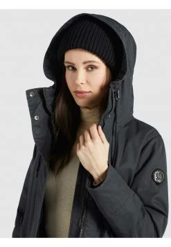 Khujo MANTEL XENIA Veste D'hiver Dunkelgrau Femme -khujo Soldes 0068153670bc48f6a27401c38b073b61