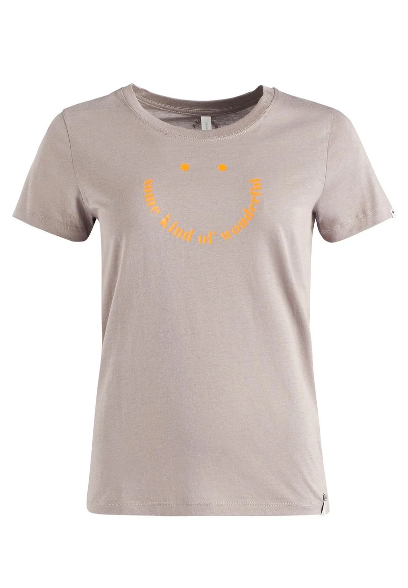 Khujo FRANCESCA SMILE T Shirt Imprimé Graubraun Femme 11 Khujo FRANCESCA SMILE T Shirt Imprimé Graubraun Femme – Image 9