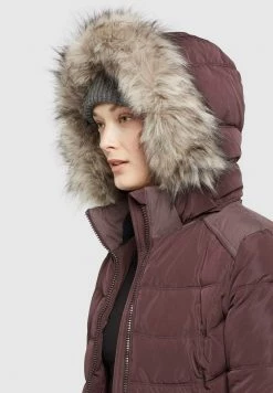Khujo AMARAY2 Veste D'hiver Weinrot Femme -khujo Soldes 050eb11a03b74f5faf43b4435d3a0f84