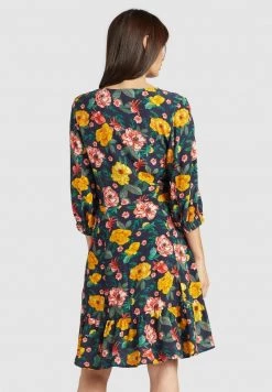 Khujo SAVORY Robe De Jour Multi Coloured Femme -khujo Soldes 05372e86bde046c0ba8af8abd3323b33