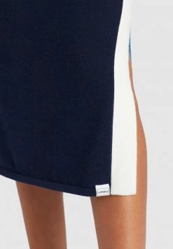 Khujo ROCK PRATA Jupe Crayon Blue/white Femme -khujo Soldes 0542566ed02148f09dead0d387e704b7