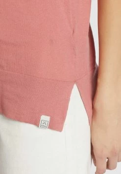 Khujo Femme ALLMUT T Shirt Basique Pink -khujo Soldes 057ed2ed0b5e4eb284bb4590550c1ec0