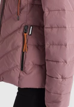 Khujo EIJA Veste D'hiver Beige Rosa Femme -khujo Soldes 05830e33fba64353b39c7a4a994b0819