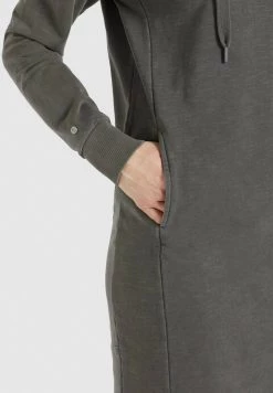 Khujo Femme HALOUMA Robe De Jour Grau Gewaschen -khujo Soldes 059120acdb6c4eacbdbfa732bcd52368