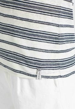 Khujo PERGOLA T Shirt Basique Naturweiß Dunkelblau Gestreift Femme -khujo Soldes 05f57fa6ac8e493e8efb8e1999cdedcc