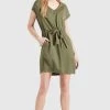 Khujo Femme ANNELI Robe En Jean Khaki Gewaschen 2 Khujo Femme ANNELI Robe En Jean Khaki Gewaschen -khujo Soldes 063bc7fe03f442468843221e13dfc1dd