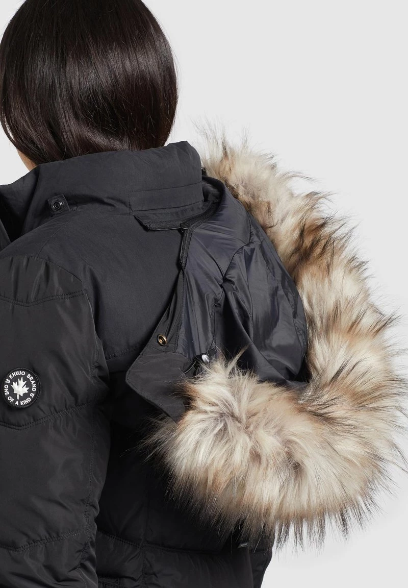 Khujo Femme LUBECK LONG Veste D'hiver Schwarz 10 Khujo Femme LUBECK LONG Veste D'hiver Schwarz – Image 8