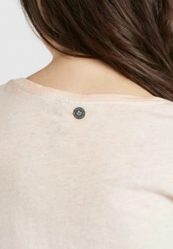 Khujo PERGOLA T Shirt Basique Apricot Femme -khujo Soldes 06863ec99e3646ac948b48c8331533fe