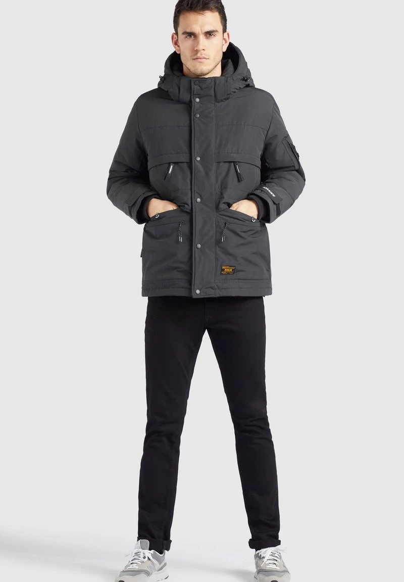 Khujo Homme BOYNTON Veste D'hiver Dunkelgrau 4 Khujo Homme BOYNTON Veste D'hiver Dunkelgrau – Image 2