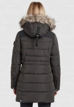 Khujo AMARAY2 Veste D'hiver Dunkelgrau Femme -khujo Soldes 07086b50edc5405da1a8d8dffe0c2995