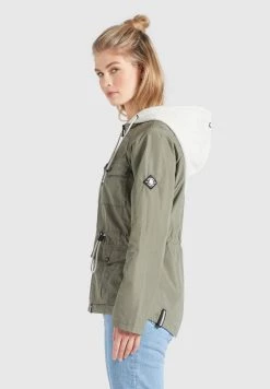 Khujo Femme FAMKE Veste Mi Saison Hellkhaki -khujo Soldes 091878b8728a4f74aad12a11d59c6985