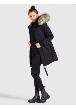 Khujo TAIPA Veste D'hiver Schwarz Femme -khujo Soldes 09c8c96d9e324b76ae31e55ebabccc1c