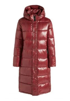 Khujo CORINNA Veste D'hiver Weinrot Glänzend Femme -khujo Soldes 09f85387b8f649a590782fc155024a9a