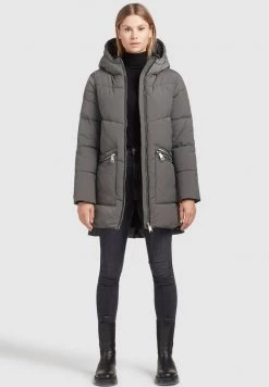 Khujo Femme BINE Veste D'hiver Graugrün -khujo Soldes 0aa85f3f5e1844bb8e3d09f7457f86be
