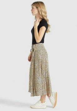 Khujo HEPKE Jupe Trapèze Mehrfarbig Geblümt Femme -khujo Soldes 0c21f4efbea6421786aca78d31b5b694