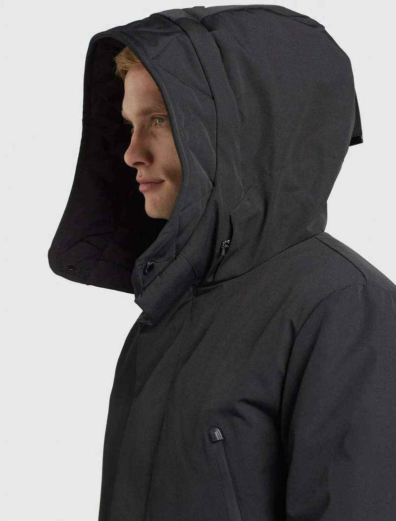 Khujo Homme DANCER Veste D'hiver Schwarz 6 Khujo Homme DANCER Veste D'hiver Schwarz – Image 4