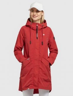 Khujo Femme GAMES Parka Rot