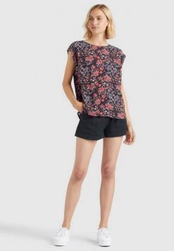 Khujo Femme LERATO Blouse Dunkelblau Gemustert -khujo Soldes 0fa62bf361df42318be6382fdc935ec4