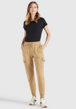 Khujo Femme STACI Pantalon De Survêtement Beige -khujo Soldes 0fbf498d044846b4874c9027dfe2dc14