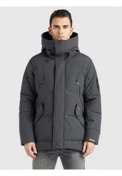 Khujo Homme GORD Veste D'hiver Dunkelgrau