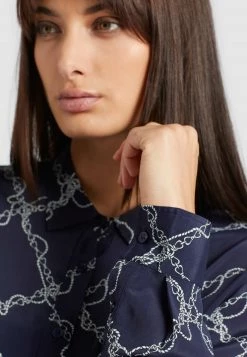 Khujo COLLINS Chemisier Dark Blue Femme -khujo Soldes 115e71276d0a466dbb4c1b889e92ad4a