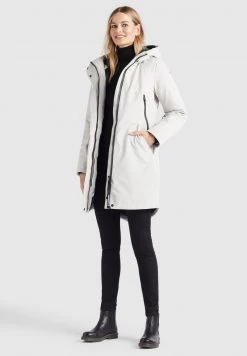 Khujo Femme CHARLYN Veste D'hiver Beige -khujo Soldes 15050a7410b444318fa3cc9dcf99b272