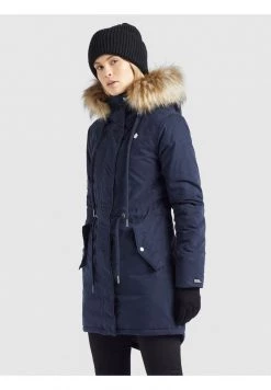 Khujo CODISH Veste D'hiver Dunkelblau Femme -khujo Soldes 158801c67a3f46269584cb141f64eac6