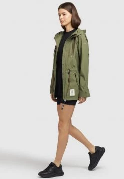 Khujo SESIA Parka Oliv Femme -khujo Soldes 19d8822d1322411fbbc102717c5d6111