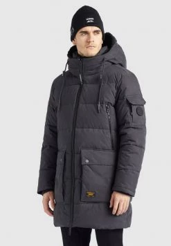 Khujo Homme RIDLEY2 Veste D'hiver Dunkelgrau -khujo Soldes 1a36514dbb744addb2b2ce4350835708