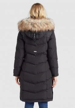 Khujo Femme LUBECK LONG4 Veste D'hiver Schwarz -khujo Soldes 1d7850dc4a2c4afbbee9af4920c31422