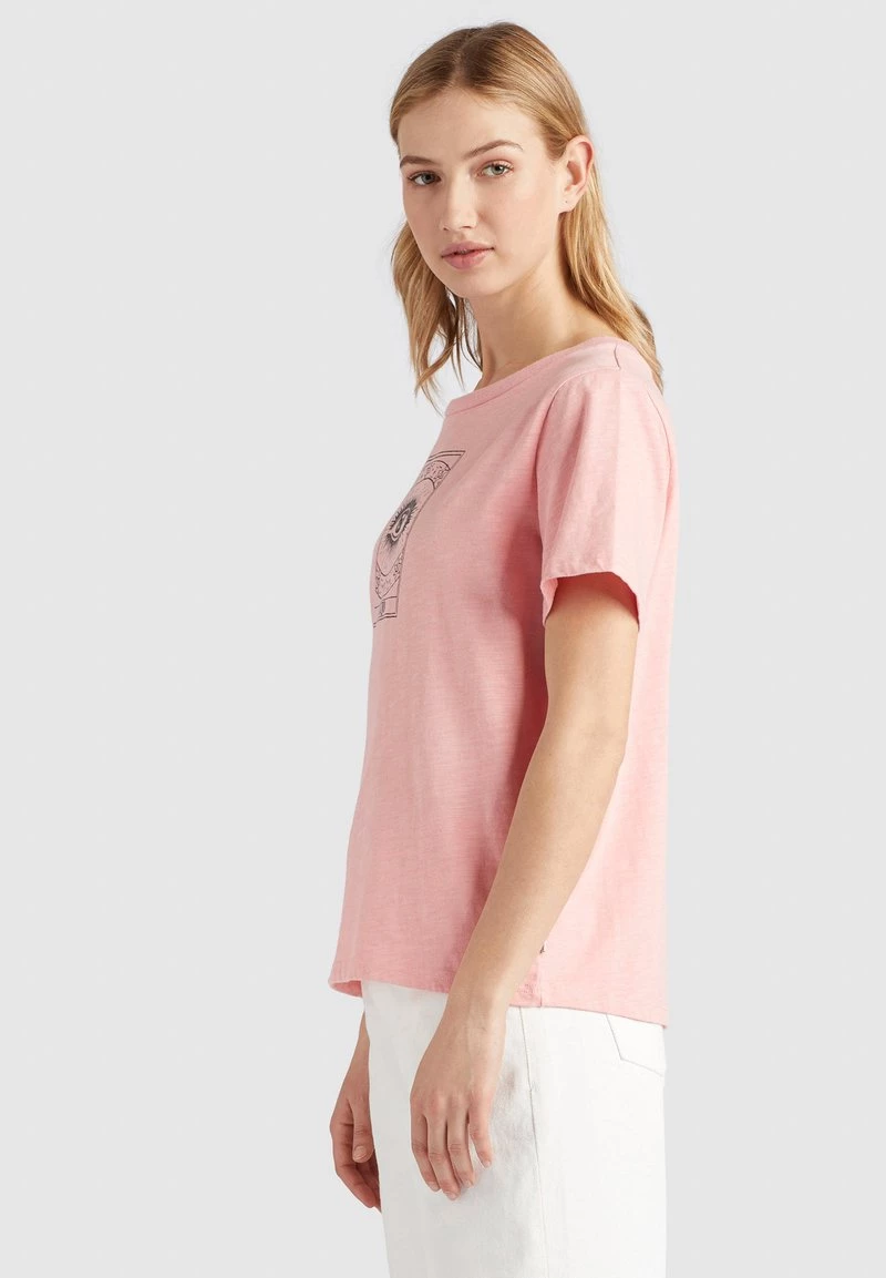 Khujo HELA T Shirt Imprimé Rosa Femme 7 Khujo HELA T Shirt Imprimé Rosa Femme – Image 5