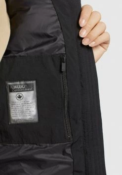 Khujo LIZZ Veste D'hiver Schwarz Femme -khujo Soldes 1ed2cacbf6a64d45bd9610b74445be38