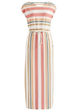 Khujo DOREEN Robe Longue Mehrfarbig Gestreift Femme -khujo Soldes 1f97f1f5254348dfbcb88cb7e78c25d7