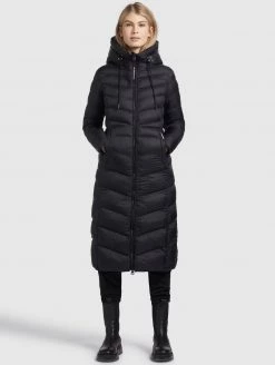 Khujo Femme INGRAM SHINE Veste D'hiver Schwarz