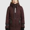 Khujo Femme JERRY PRIME Veste D'hiver Weinrot