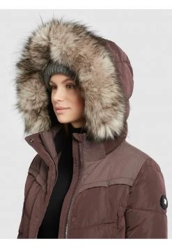 Khujo WINSEN Veste D'hiver Weinrot Femme -khujo Soldes 2130c55c55874dc3831f8b4f61e99801