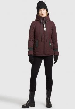 Khujo Femme TWEETY PRIME5 PEACHED Veste Mi Saison Weinrot -khujo Soldes 2170e2a7a42c408a8a9be10fa28aba4d