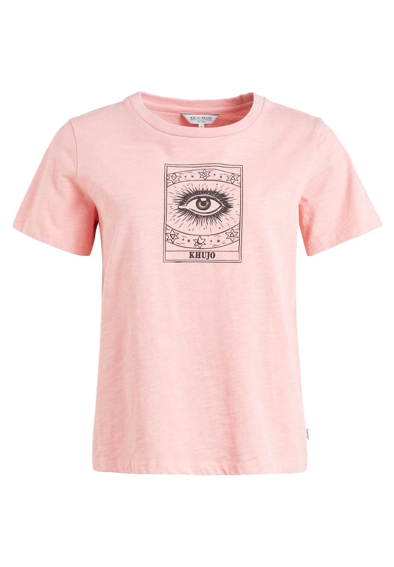 Khujo HELA T Shirt Imprimé Rosa Femme 10 Khujo HELA T Shirt Imprimé Rosa Femme – Image 8