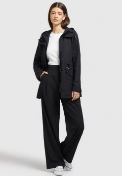 Khujo FELINA Veste Imperméable Schwarz Femme -khujo Soldes 2294a4fb50704a2c970ad3703774bf8b