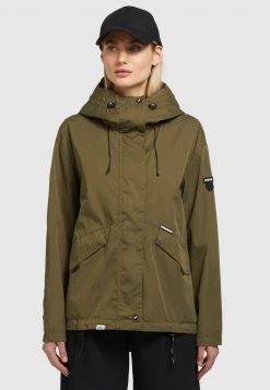 Khujo FRIPS Veste Mi Saison Dunkeloliv Femme