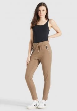 Khujo LYNDSY Pantalon De Survêtement Khaki Femme -khujo Soldes 22ea64716d28496b93a7eb672d2a648a