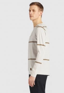 Khujo LUCIAN T Shirt à Manches Longues Beige Homme -khujo Soldes 23b8d6c4330f46818835f7e79de6d1ab