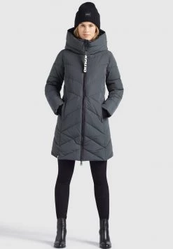 Khujo Femme SUVA Veste D'hiver Grau -khujo Soldes 23d5419b49d7456ea60fd9142df41312