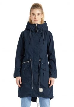 Khujo Femme NANDA2 Parka Dunkelblau -khujo Soldes 23dbd6c441e3498c84d7bc5d6d53355a