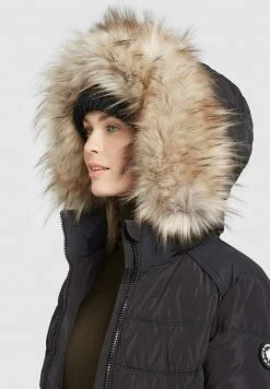 Khujo Femme AMARAY2 Veste D'hiver Schwarz -khujo Soldes 23e3a48a5a79499dacd3671c6be79e59