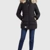 Khujo AMARAY Veste D'hiver Schwarz Femme -khujo Soldes 241630a5ccc94e4299bee70517ba7fea