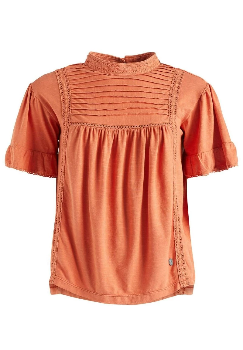 Khujo Femme TINCA Blouse Terrakotta 12 Khujo Femme TINCA Blouse Terrakotta – Image 10