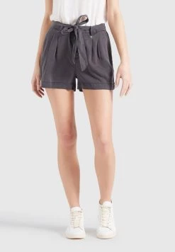 Khujo INDIRA Short Grau Gewaschen Femme