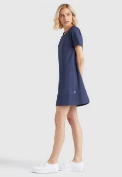 Khujo Femme SARAI Robe En Jersey Dunkelblau -khujo Soldes 2596ca8fe6944fdbb5f26c95600b4930