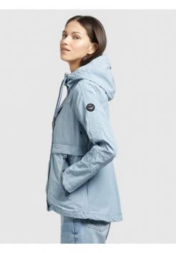 Khujo ZAHIRA3 Veste Légère Hellblau Femme -khujo Soldes 265322ac23534a158e2d3b271c10fdf1